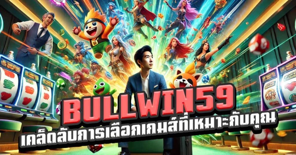 BULLWIN59-เคล็ดลับการเลือกเกมส์ที่เหมาะกับคุณ