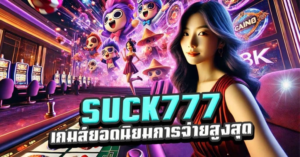 SUCK777-เกมส์ยอดนิยมที่มีการจ่ายเงินสูงสุด